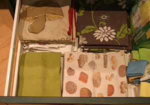 My tidy dishtowel drawer