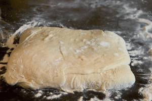 Folded BBA dough