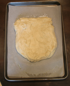 Dough ready for rest