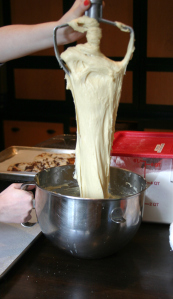 Sticky Elastic dough
