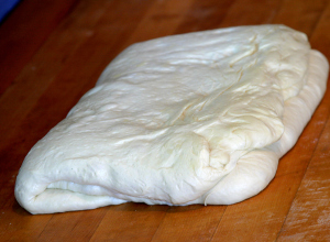 foccacia folded letter style