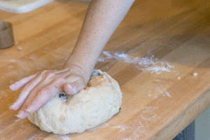 hand-kneading