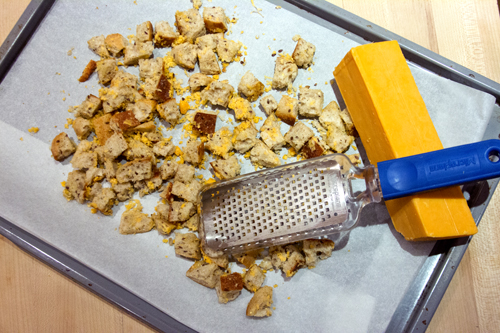 croutons ready for toasting 2