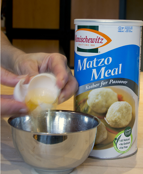egg and matzoh meal