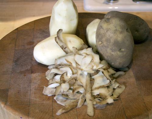 potatoes peeled