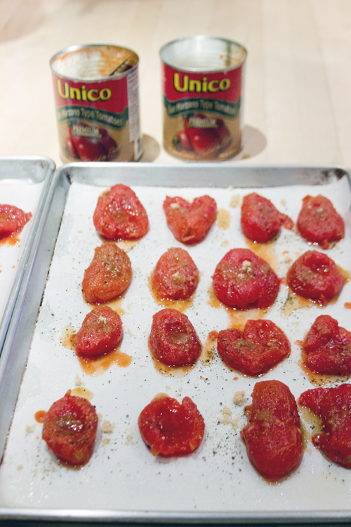 tomatoes ready for roasting