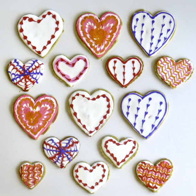 assortment of hearts 625 sq