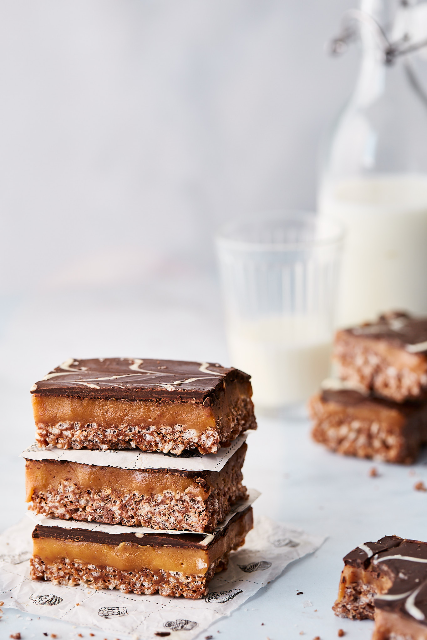 Millionaire's Rice Krispie Bars - Salt and Serenity